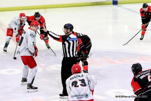 Photo hockey match Nice - Cergy-Pontoise le 13/03/2021