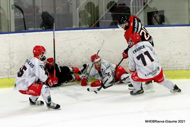 Photo hockey match Nice - Cergy-Pontoise le 13/03/2021