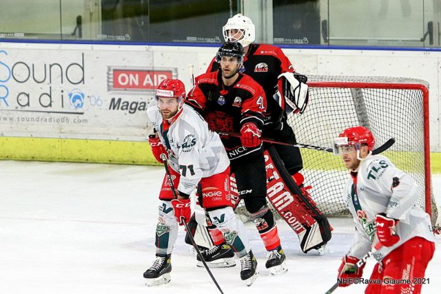 Photo hockey match Nice - Cergy-Pontoise le 13/03/2021
