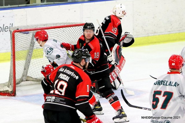 Photo hockey match Nice - Cergy-Pontoise le 13/03/2021