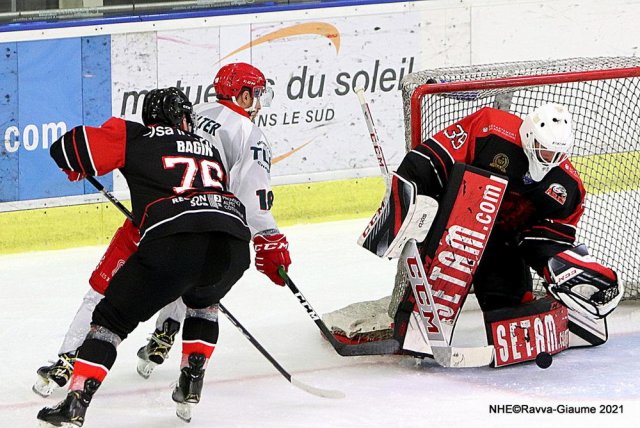 Photo hockey match Nice - Cergy-Pontoise le 13/03/2021