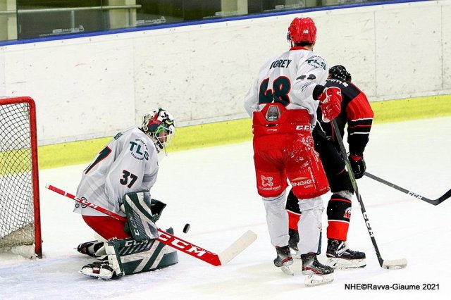 Photo hockey match Nice - Cergy-Pontoise le 13/03/2021
