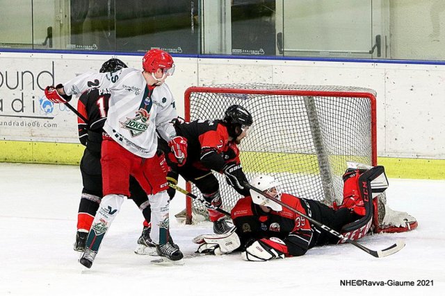 Photo hockey match Nice - Cergy-Pontoise le 13/03/2021