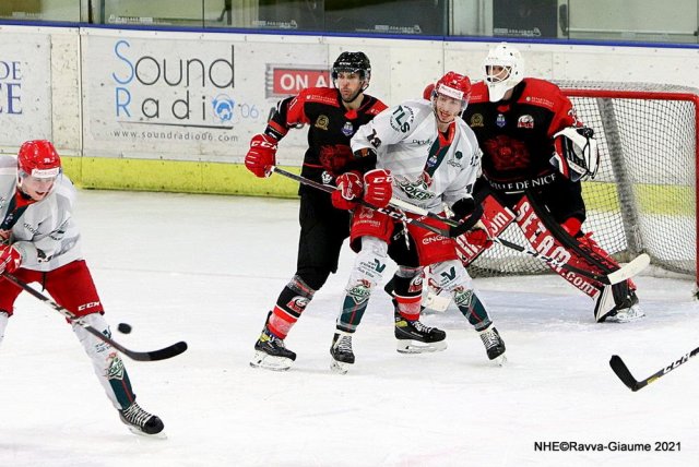 Photo hockey match Nice - Cergy-Pontoise le 13/03/2021