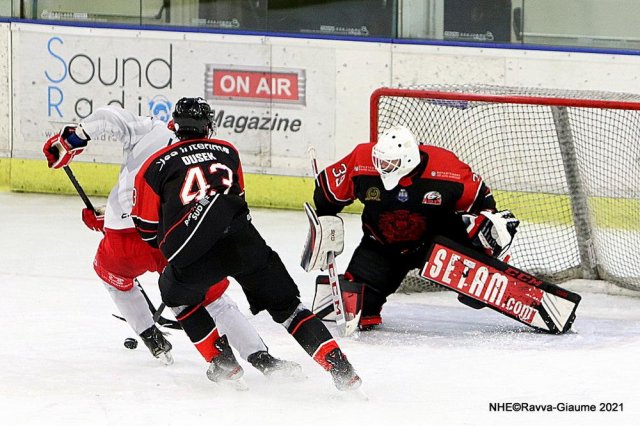 Photo hockey match Nice - Cergy-Pontoise le 13/03/2021