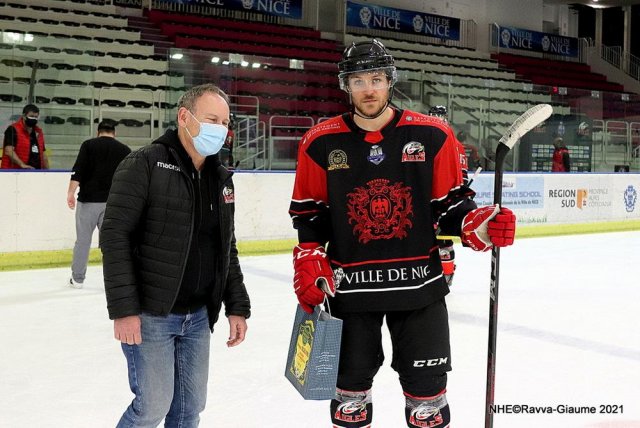 Photo hockey match Nice - Cergy-Pontoise le 13/03/2021
