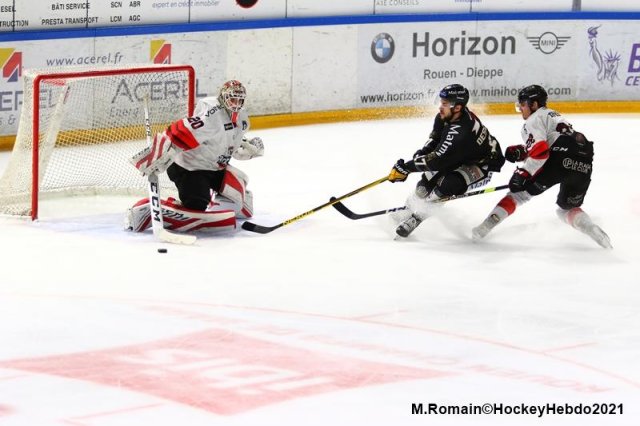 Photo hockey match Rouen - Bordeaux le 18/03/2021