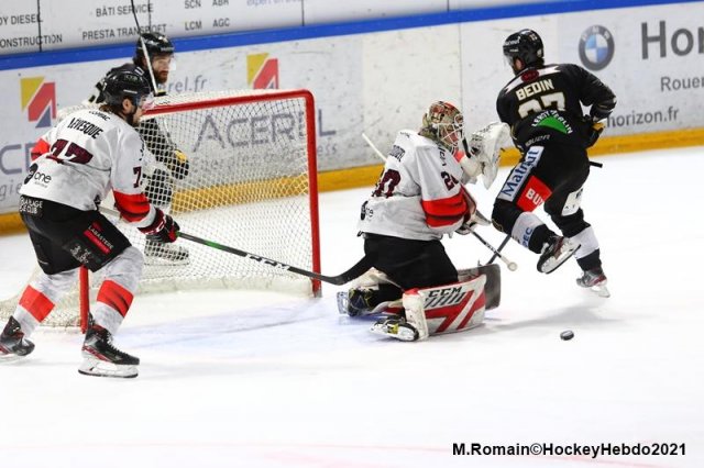 Photo hockey match Rouen - Bordeaux le 18/03/2021