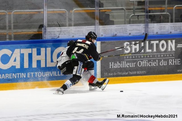 Photo hockey match Rouen - Bordeaux le 18/03/2021