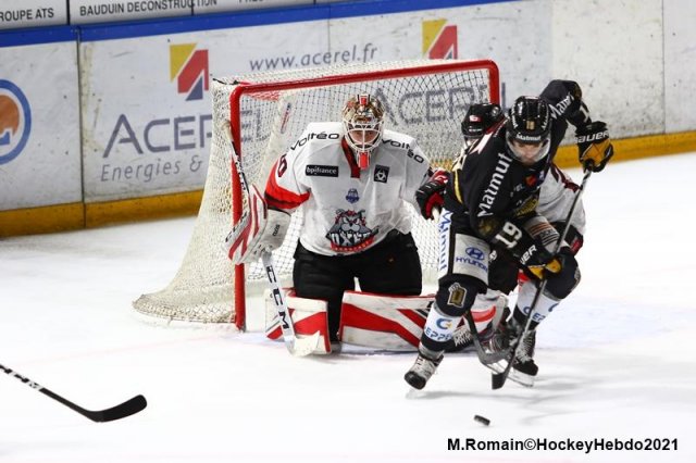 Photo hockey match Rouen - Bordeaux le 18/03/2021