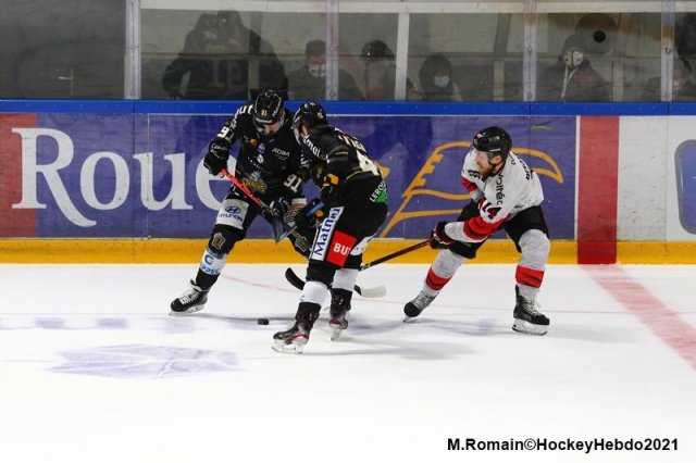 Photo hockey match Rouen - Bordeaux le 18/03/2021