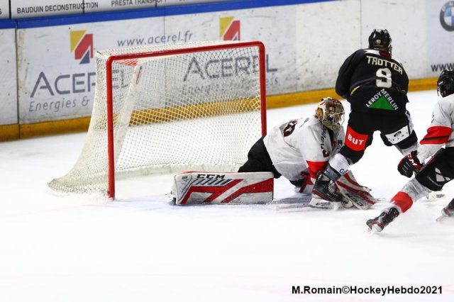 Photo hockey match Rouen - Bordeaux le 18/03/2021