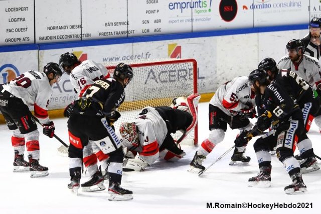 Photo hockey match Rouen - Bordeaux le 18/03/2021