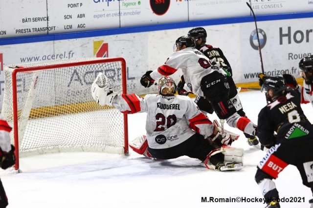 Photo hockey match Rouen - Bordeaux le 18/03/2021