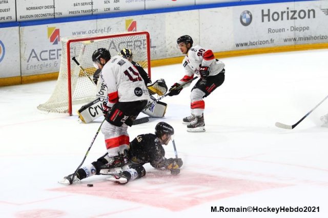 Photo hockey match Rouen - Bordeaux le 18/03/2021