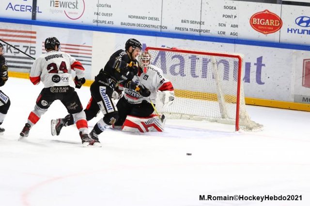 Photo hockey match Rouen - Bordeaux le 18/03/2021