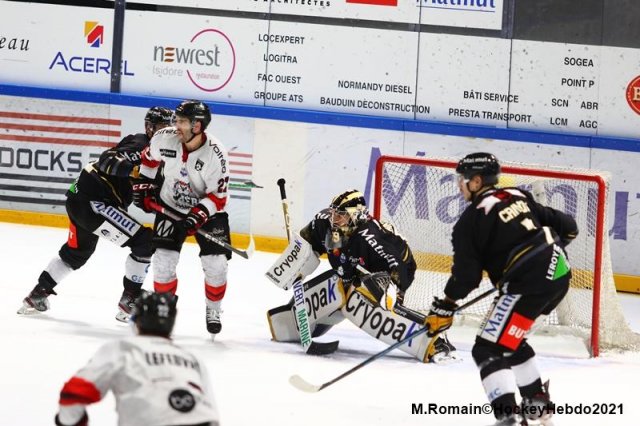 Photo hockey match Rouen - Bordeaux le 18/03/2021