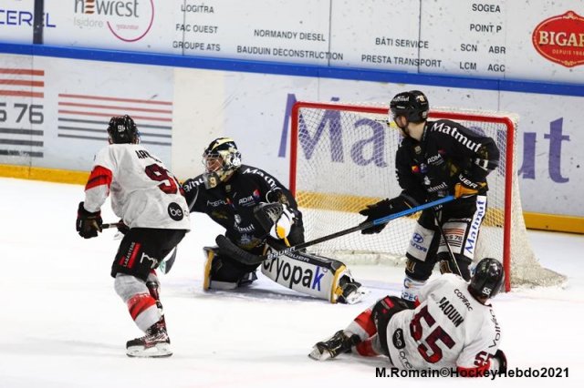 Photo hockey match Rouen - Bordeaux le 18/03/2021