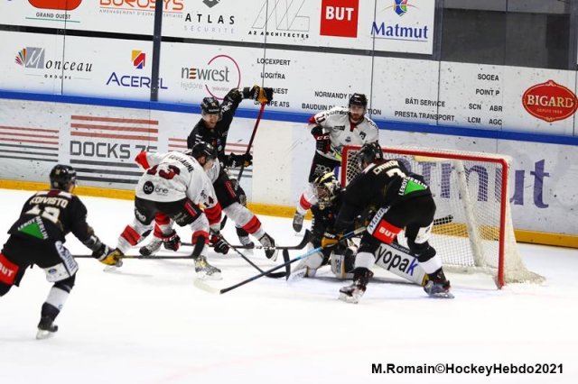 Photo hockey match Rouen - Bordeaux le 18/03/2021