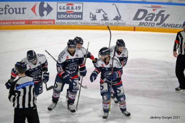 Photo hockey match Angers  - Chamonix  le 19/03/2021