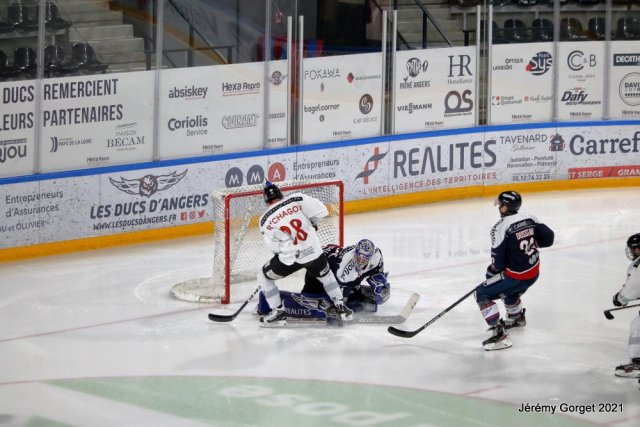 Photo hockey match Angers  - Chamonix  le 19/03/2021