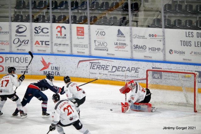 Photo hockey match Angers  - Chamonix  le 19/03/2021