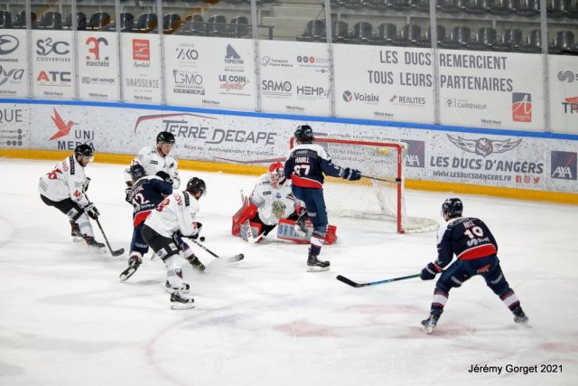 Photo hockey match Angers  - Chamonix  le 19/03/2021