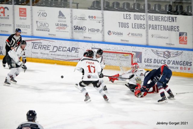 Photo hockey match Angers  - Chamonix  le 19/03/2021