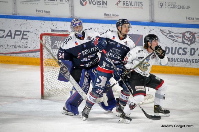 Photo hockey match Angers  - Chamonix  le 19/03/2021