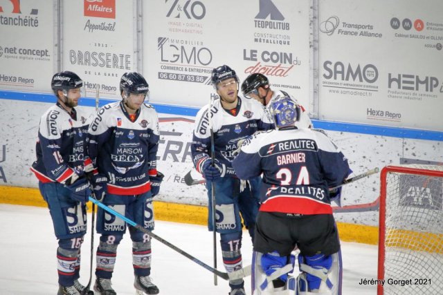 Photo hockey match Angers  - Chamonix  le 19/03/2021