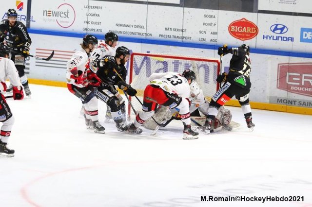 Photo hockey match Rouen - Briançon  le 20/03/2021