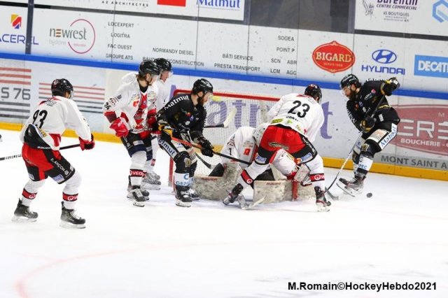 Photo hockey match Rouen - Briançon  le 20/03/2021
