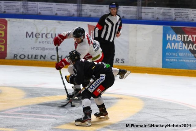 Photo hockey match Rouen - Briançon  le 20/03/2021