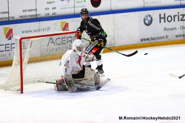 Photo hockey match Rouen - Briançon  le 20/03/2021