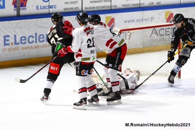 Photo hockey match Rouen - Briançon  le 20/03/2021