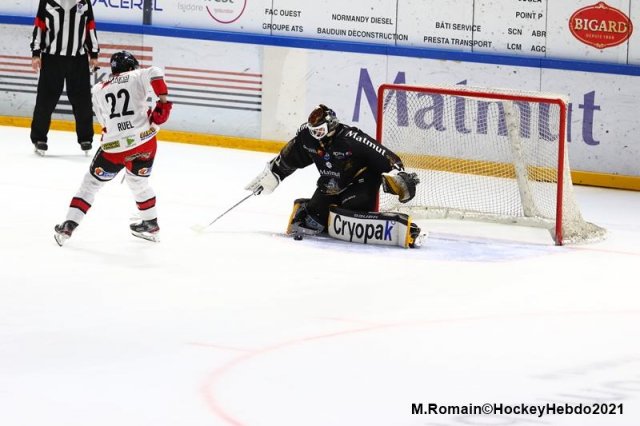 Photo hockey match Rouen - Briançon  le 20/03/2021