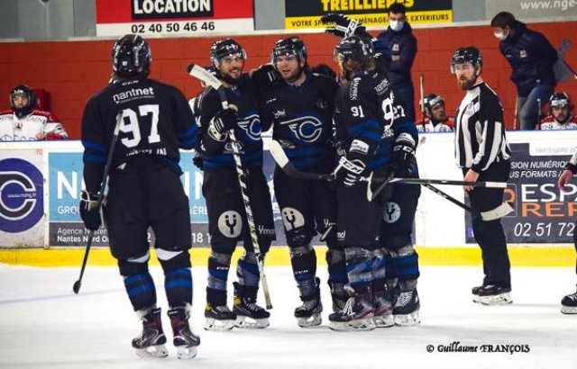 Photo hockey match Nantes - Caen  le 20/03/2021