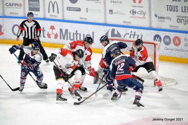 Photo hockey match Angers  - Nice le 22/03/2021