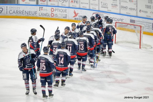 Photo hockey match Angers  - Nice le 22/03/2021