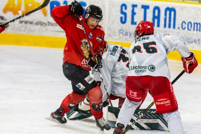 Photo hockey match Chamonix  - Cergy-Pontoise le 26/03/2021