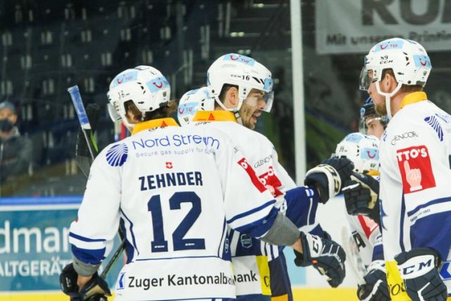 Photo hockey match Zürich - Zug le 27/03/2021