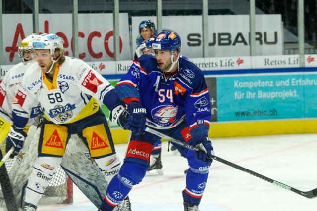 Photo hockey match Zürich - Zug le 27/03/2021