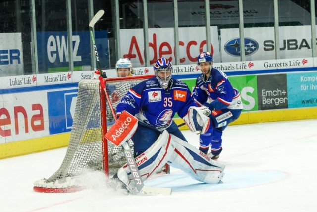 Photo hockey match Zürich - Zug le 27/03/2021