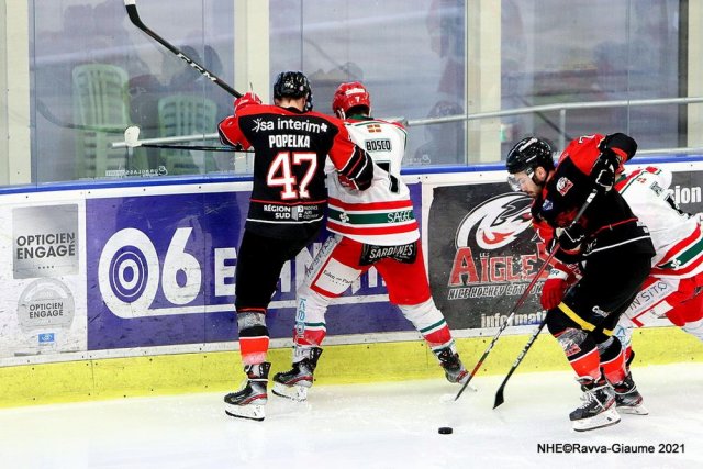 Photo hockey match Nice - Anglet le 27/03/2021