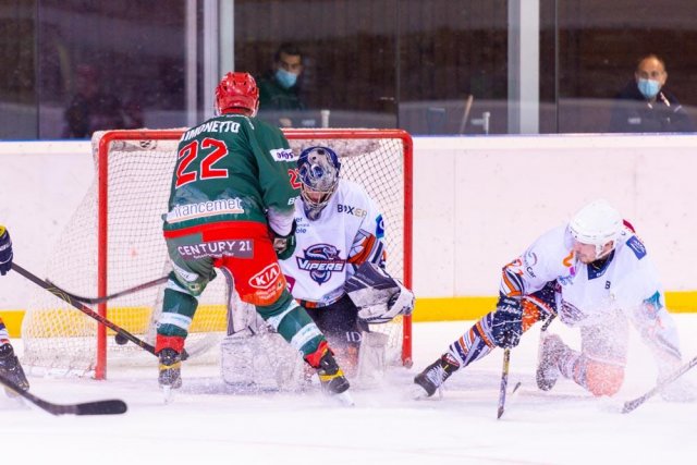Photo hockey match Mont-Blanc - Montpellier  le 02/04/2021