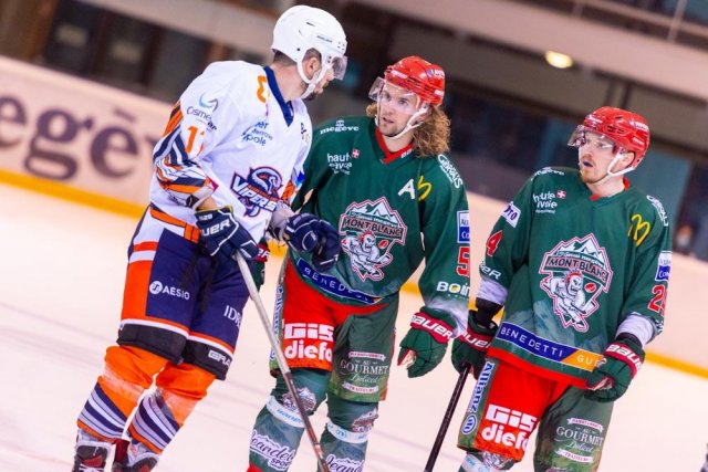 Photo hockey match Mont-Blanc - Montpellier  le 02/04/2021