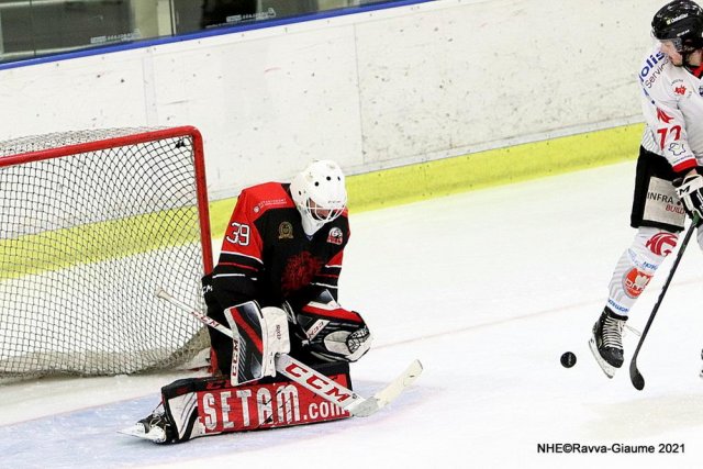 Photo hockey match Nice - Amiens  le 02/04/2021