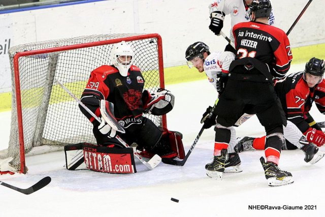 Photo hockey match Nice - Amiens  le 02/04/2021