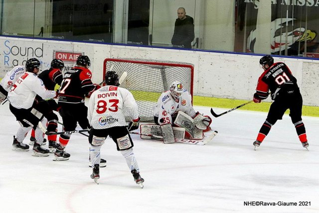 Photo hockey match Nice - Amiens  le 02/04/2021