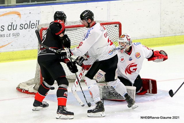 Photo hockey match Nice - Amiens  le 02/04/2021
